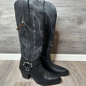 New DINGI Heavens to Betsy DI926 Black Western Cowboy Boots